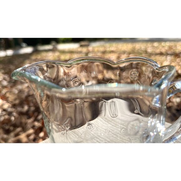 Anchor Hocking Savannah Clear Glass Creamer - Picture 7 of 16